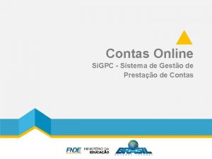 Contas Online Si GPC Sistema de Gesto de