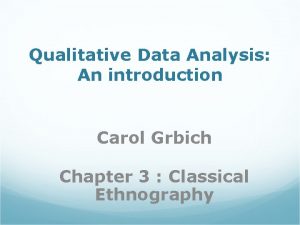 Domain analysis qualitative research Domain analysis qualitative research