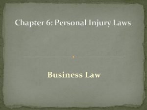 Business law chapter 6