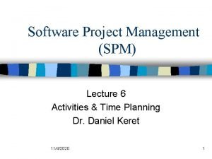 Software project management activities