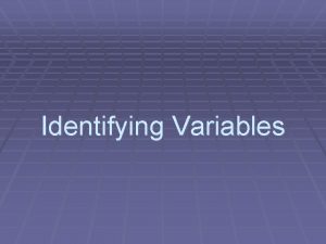 Difference between dependent and independent variable Difference between dependent and independent variable