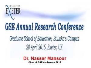 Gse conference