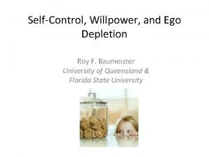 Baumeister self control