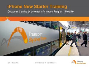 New starter training