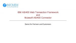 As400 connector mulesoft