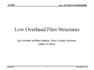 Jan 2004 doc IEEE 802 11 04 0020