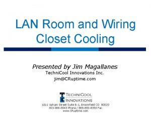 Closet cooling system