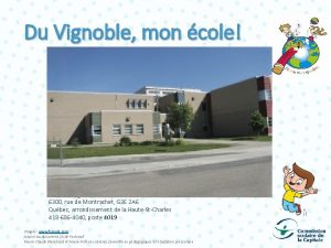 école du vignoble