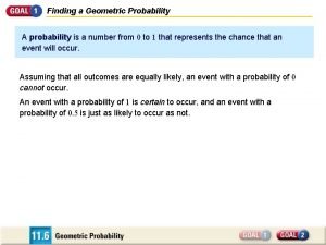 What is geometric probability