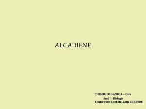 Oxidare alcadiene