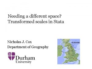 Needing a different space Transformed scales in Stata