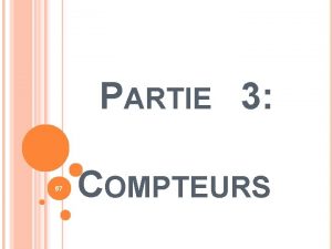 Compteur asynchrone bascule d