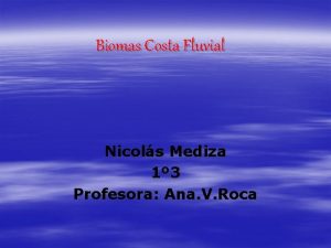 Los biomas fluviales