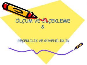 Semantik farklılıklar ölçeği Semantik farklılıklar ölçeği