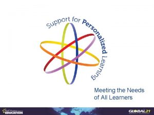 Meeting the Needs of All Learners 1 Next