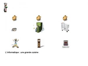 Linformatique une grande cuisine 1 Les caches Dans