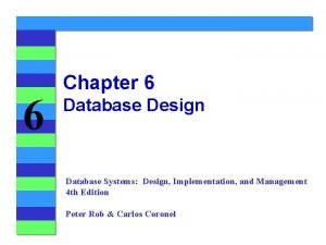 Database life cycle Database life cycle