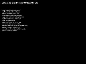 Where To Buy Proscar Online Uk Gfs cheap