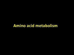Transdeamination of amino acids