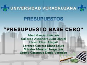 UNIVERSIDAD VERACRUZANA Abad Garca Jos Luis Gallardo Alejandre