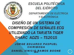 ESCUELA POLITCNICA DEL EJRCITO DEPARTAMENTO DE ELCTRICA Y