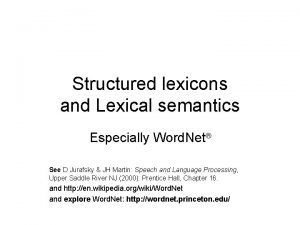 Lexicon antonym