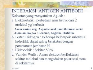 Interaksi antigen antibodi