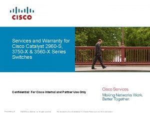 Cisco switch warranty