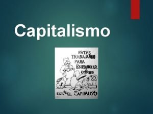 Características de el capitalismo