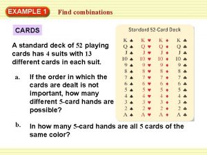 How many shuffle combinations in a deck of cards