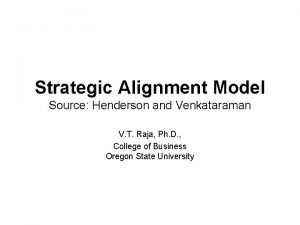 Henderson venkatraman strategic alignment model