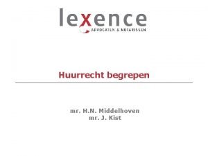 Huurrecht begrepen