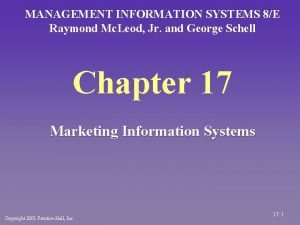 Marketing research subsystem