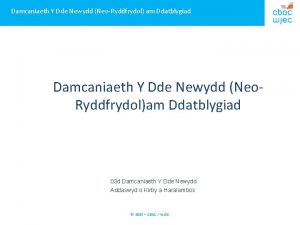 Damcaniaeth Y Dde Newydd NeoRyddfrydol am Ddatblygiad Damcaniaeth