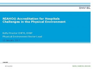 Niaho accreditation