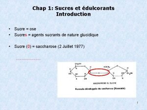 Pouvoir sucrant