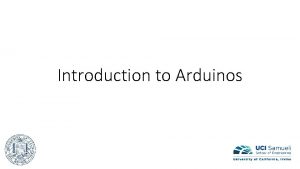 Introduction to Arduinos What is an Arduino Arduino