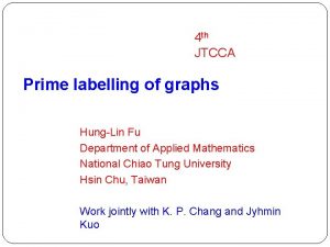 Construction and labelling of graphs