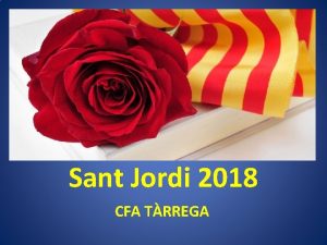 Sant Jordi 2018 CFA TRREGA Lectura de poemes