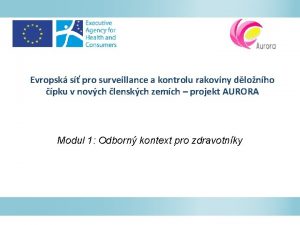 Evropsk s pro surveillance a kontrolu rakoviny dlonho