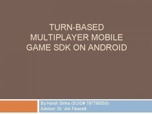 Mobile game sdk