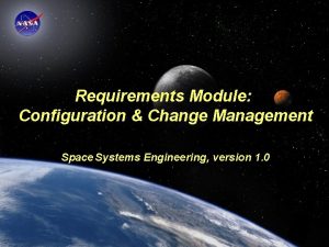 Spacecraft requirements management