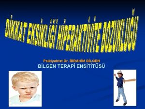 Psikiyatrist Dr BRAHM BLGEN TERAP ENSTTS ONLAR N