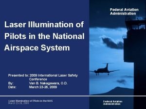 Laser illumination of aircraft