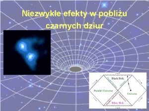 Niezwyke efekty w pobliu czarnych dziur Czarna dziura