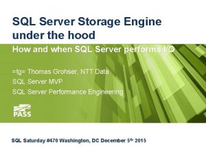 Storage engine in sql server