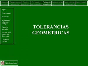 Dibujos de Ingeniera Fundamentos de Estados Tolerancias la