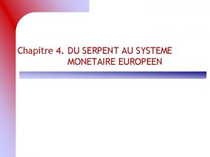 Serpent monétaire européen