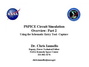 PSPICE Circuit Simulation Overview Part 2 Using the