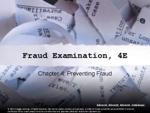 A good fraud auditing involves four steps